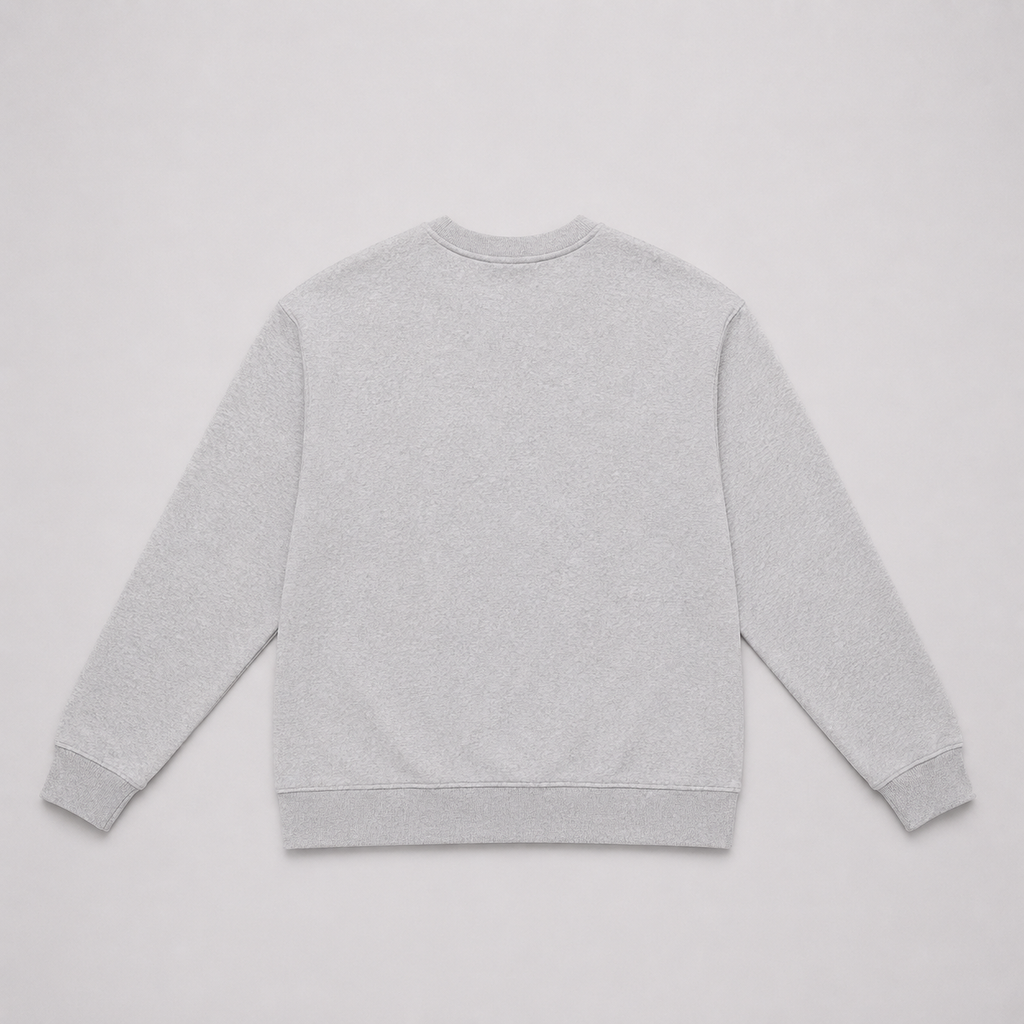LUCREW College Sweatshirt grau melange