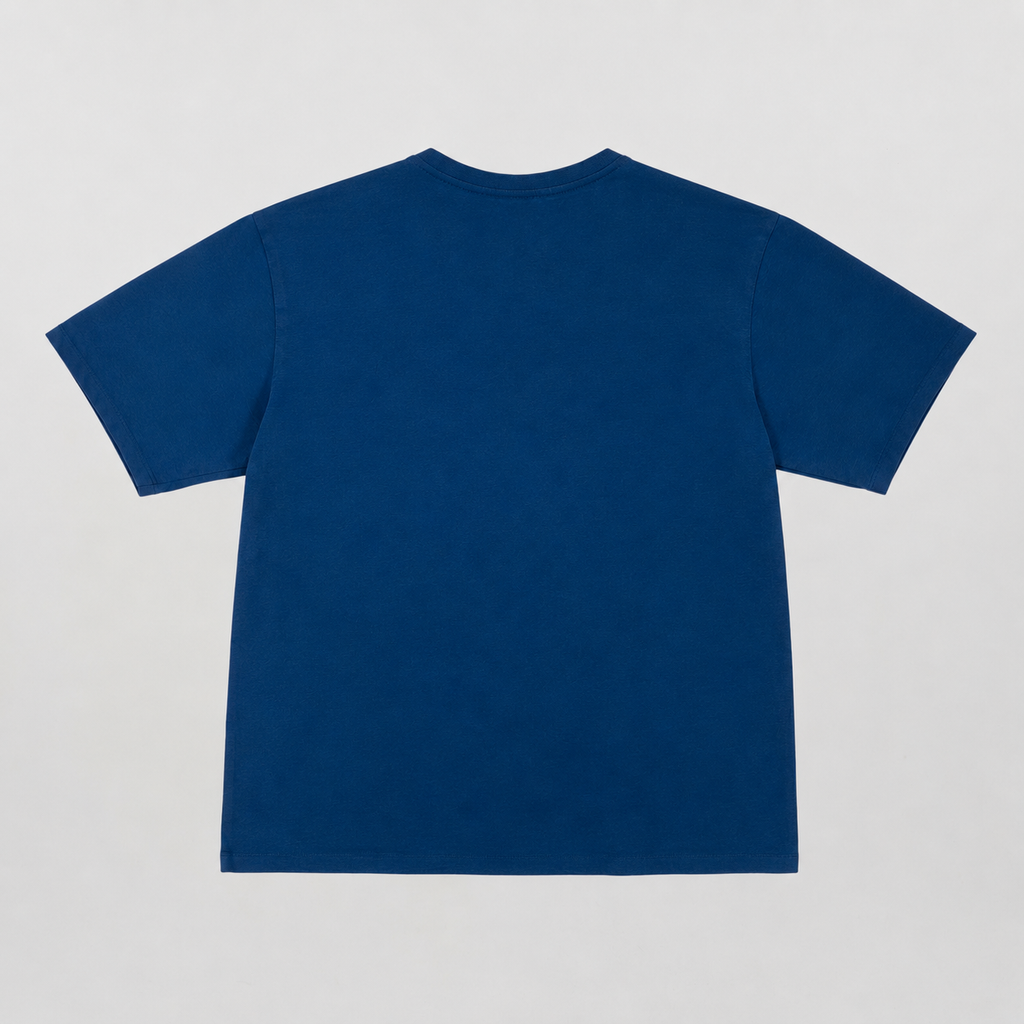 Smileyface Shirt blau