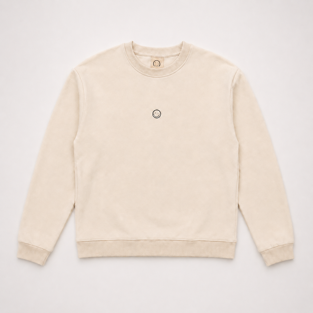 LUCREW Flower Sweatshirt marshmallow