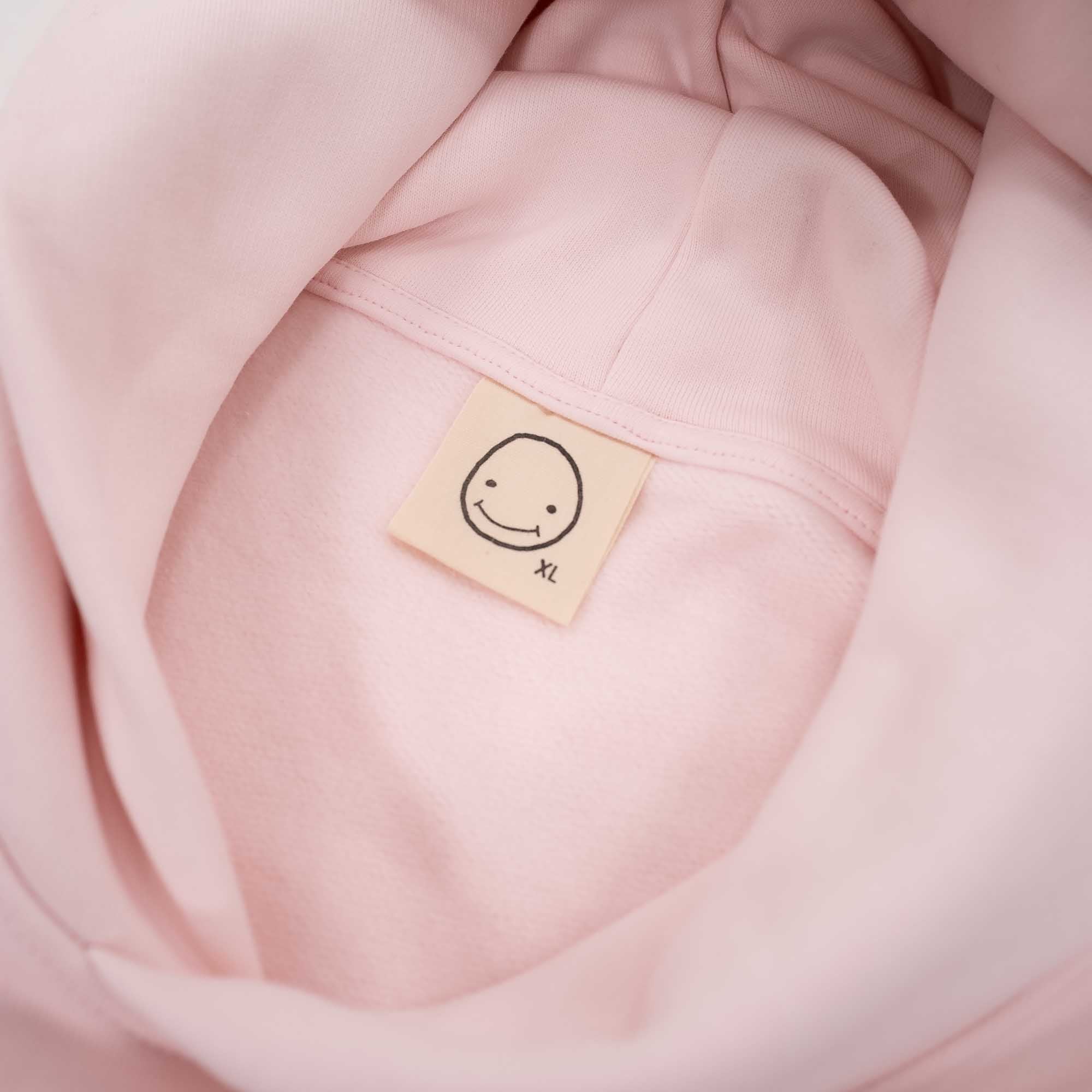 Smileyface Hoodie rosa
