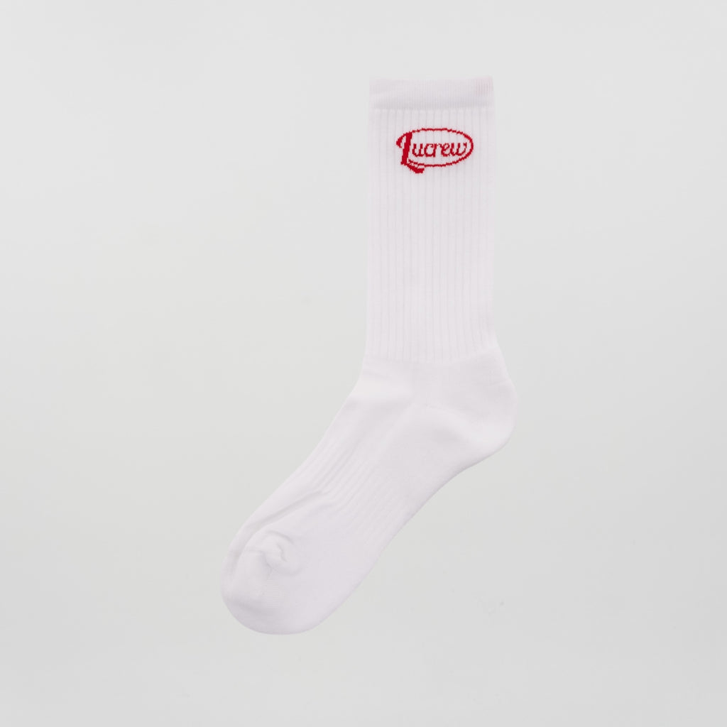 LUCREW Ellipse rot Socken