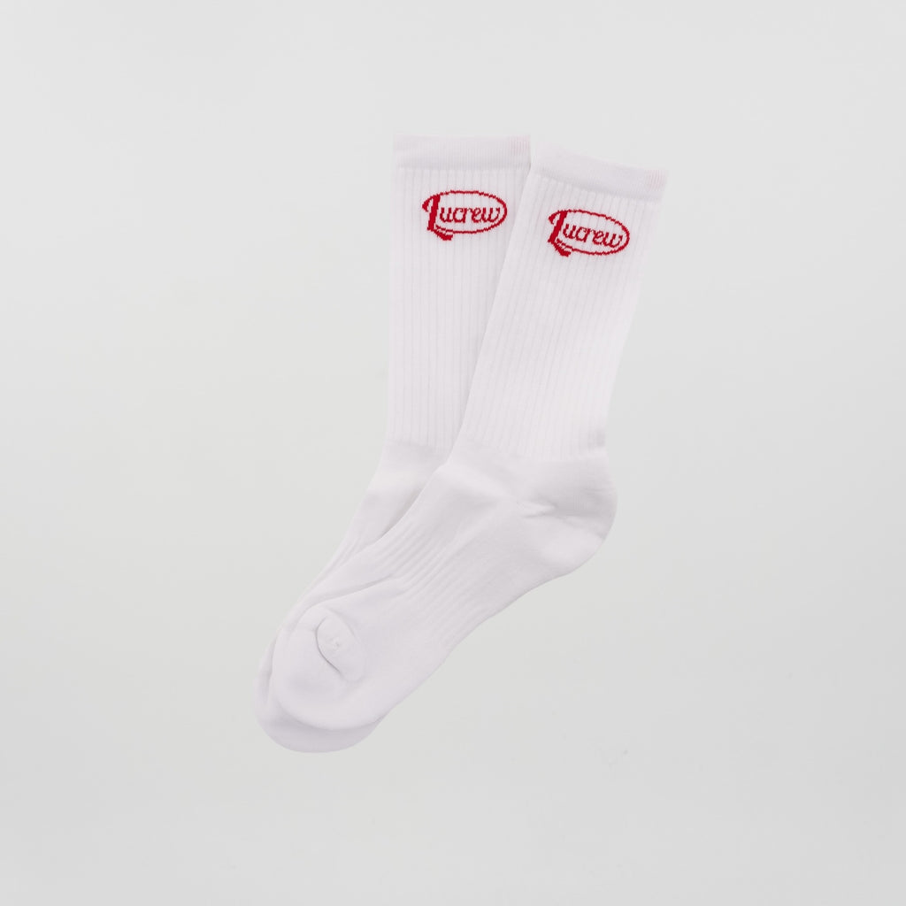 LUCREW Ellipse rot Socken