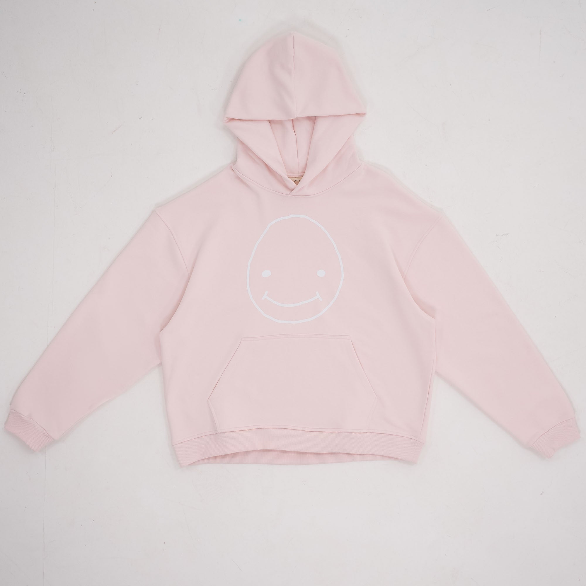 Smileyface Hoodie rosa