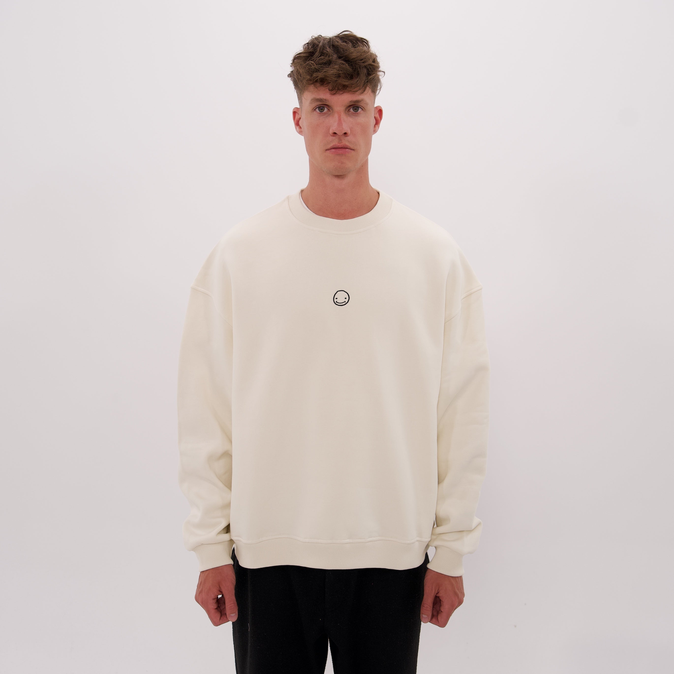 LUCREW Flower Sweatshirt marshmallow