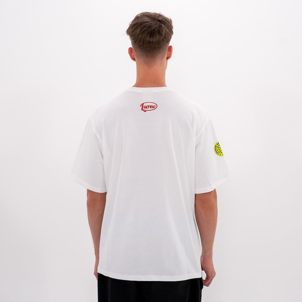 LUCREW Patches Shirt weiß