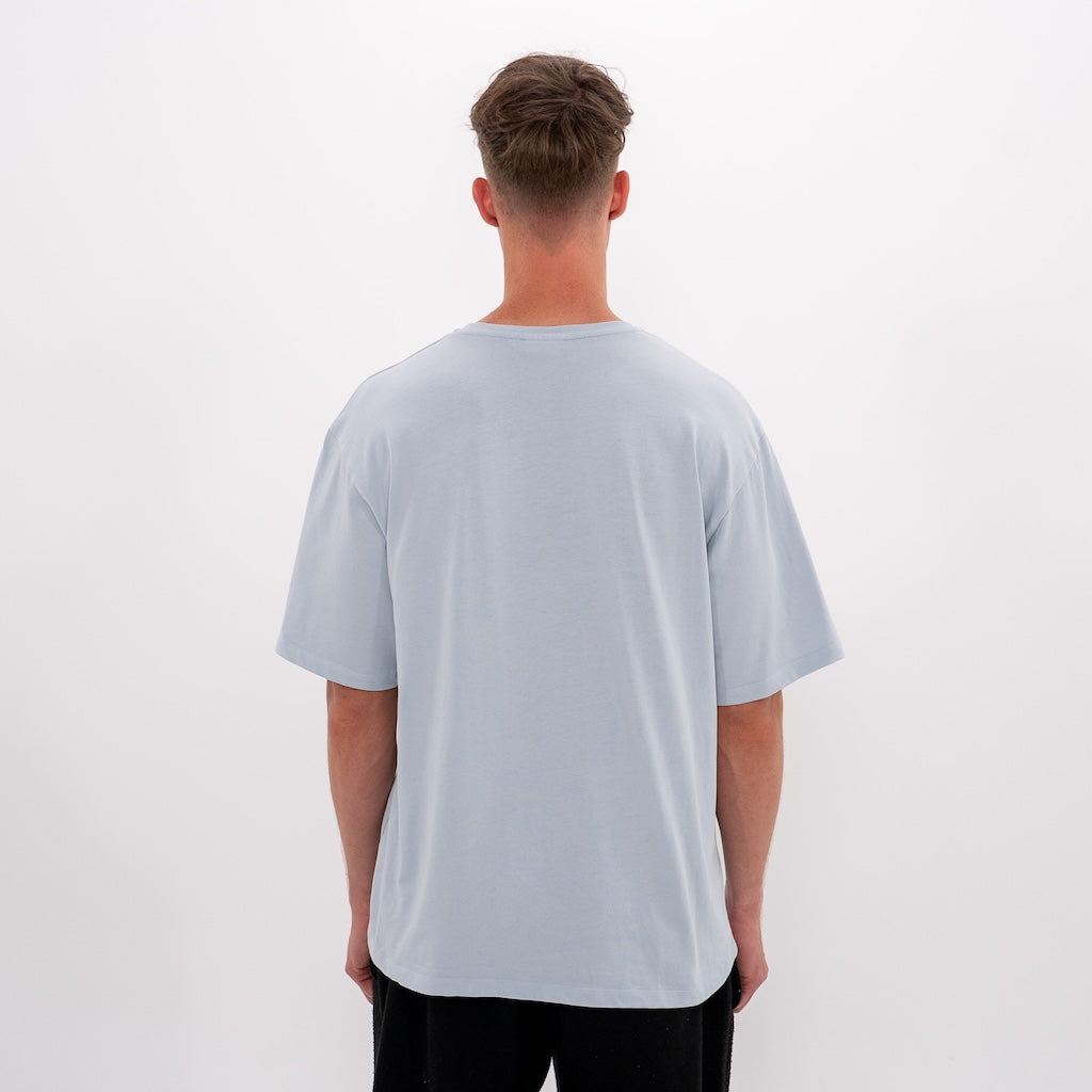 Smileyface Shirt hellblau