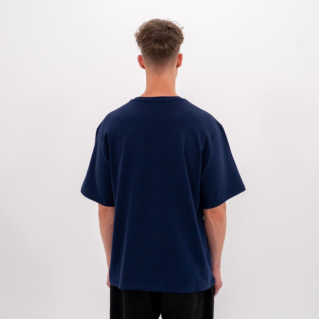 Smileyface Shirt dunkelblau
