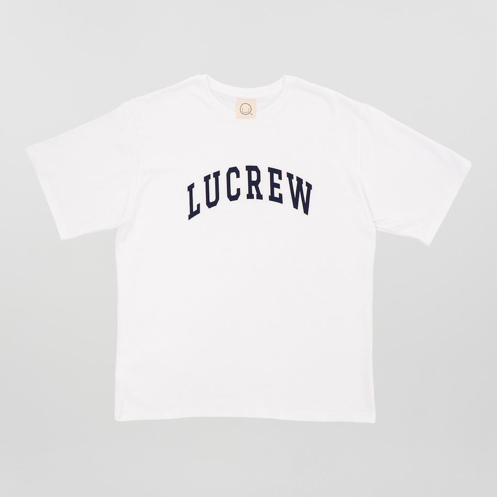 LUCREW College Shirt weiß