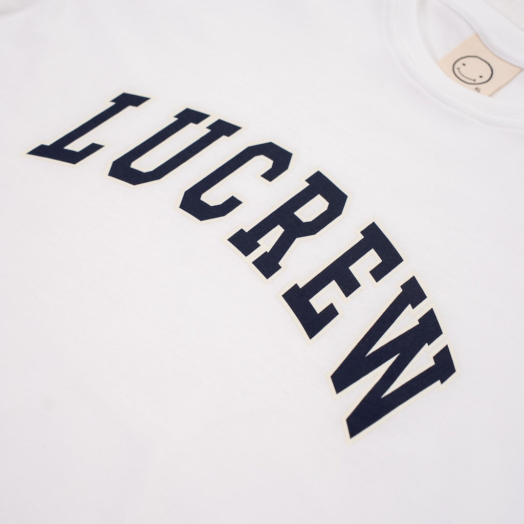 LUCREW College Shirt weiß