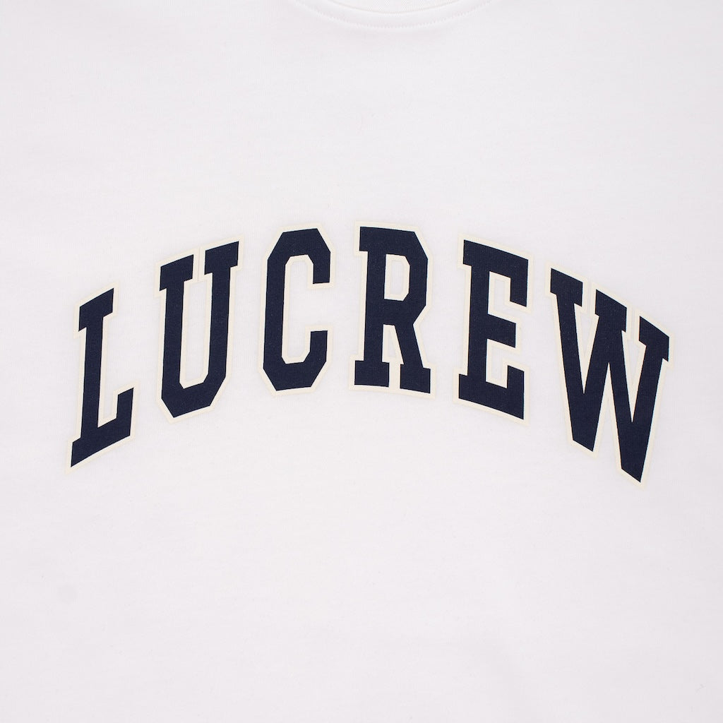 LUCREW College Shirt weiß