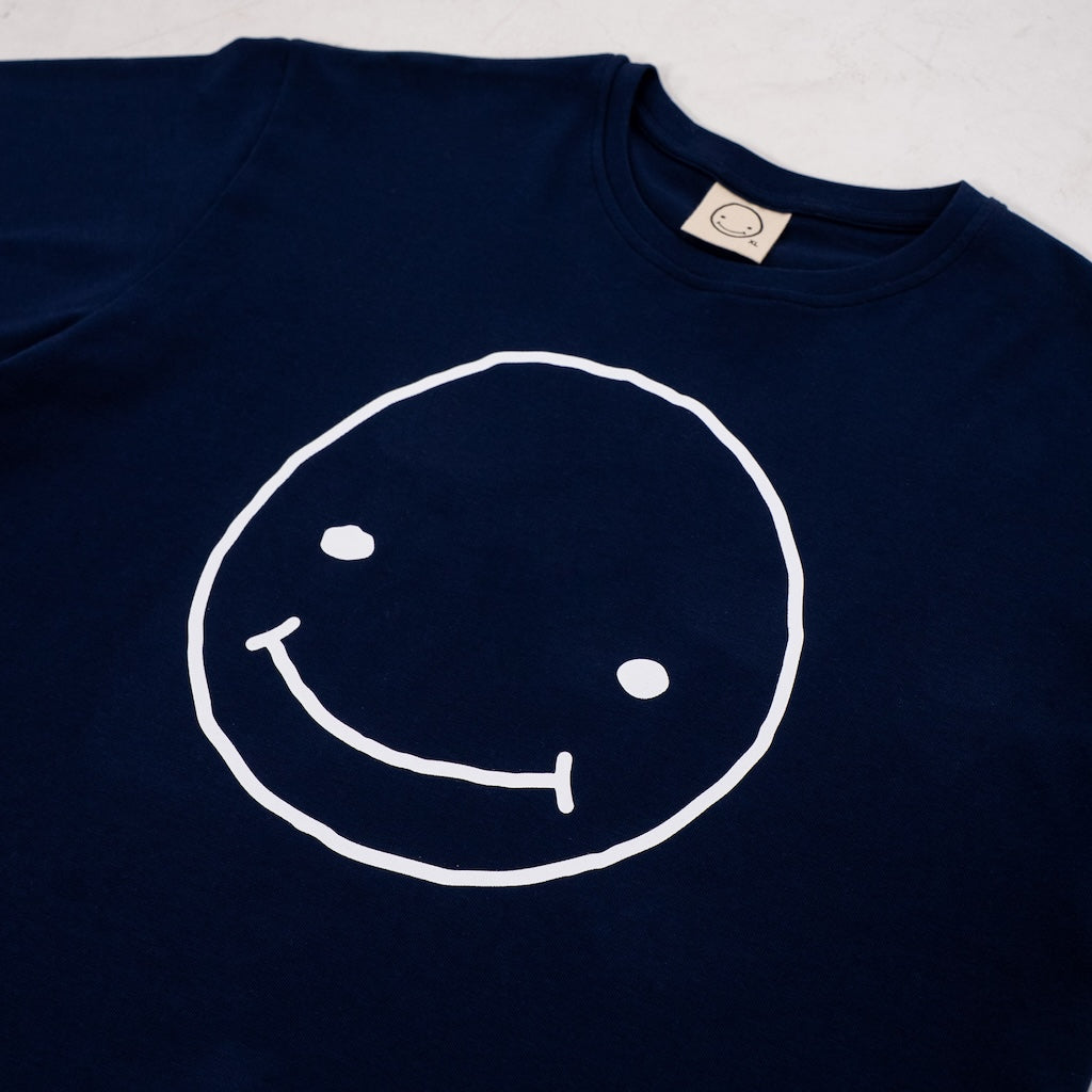 Smileyface Shirt dunkelblau