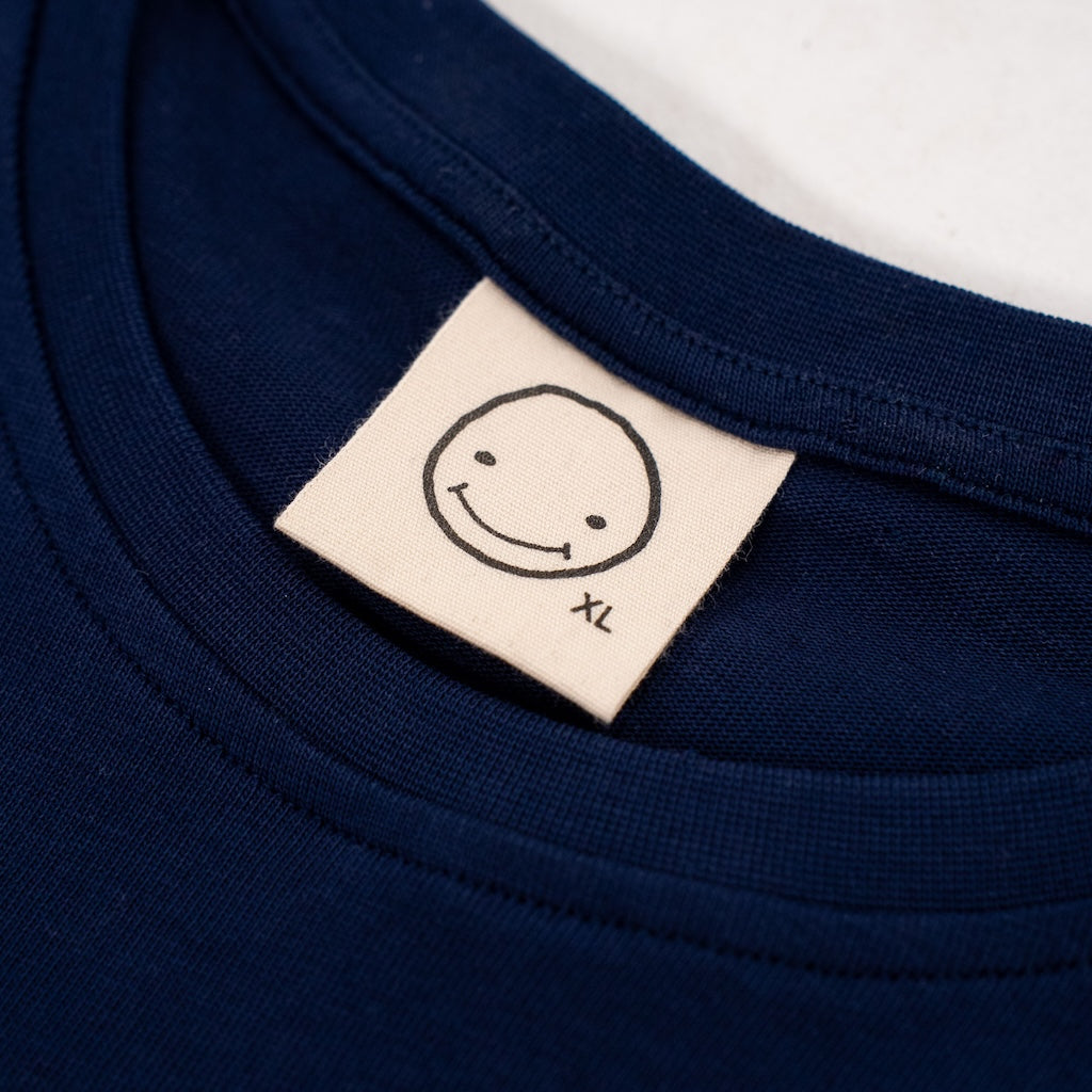Smileyface Shirt dunkelblau