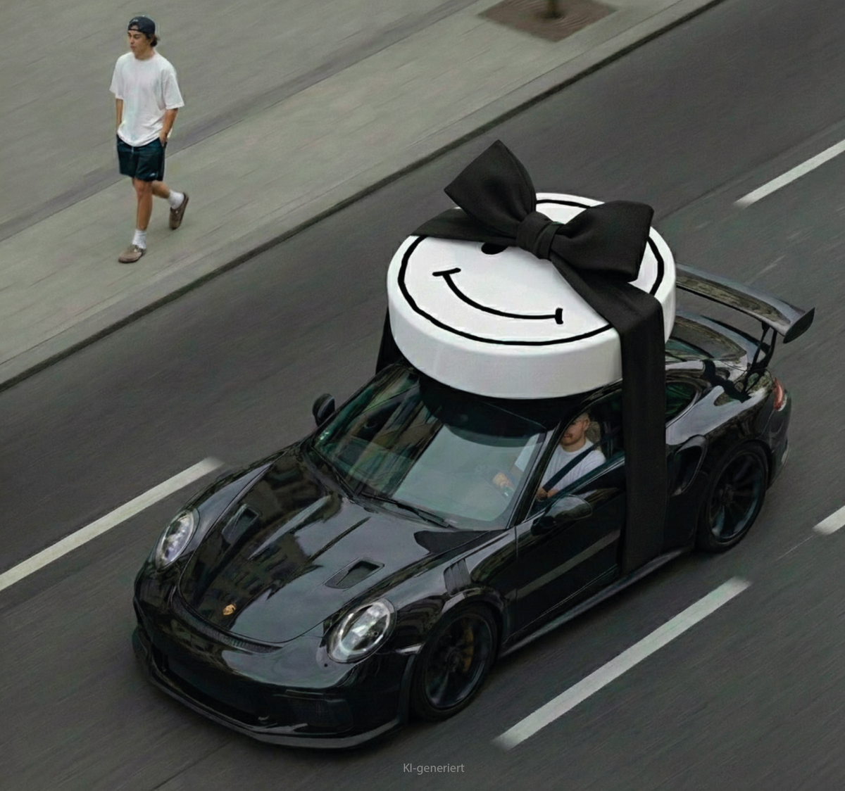 Smileyface auf Auto_KI generiert
