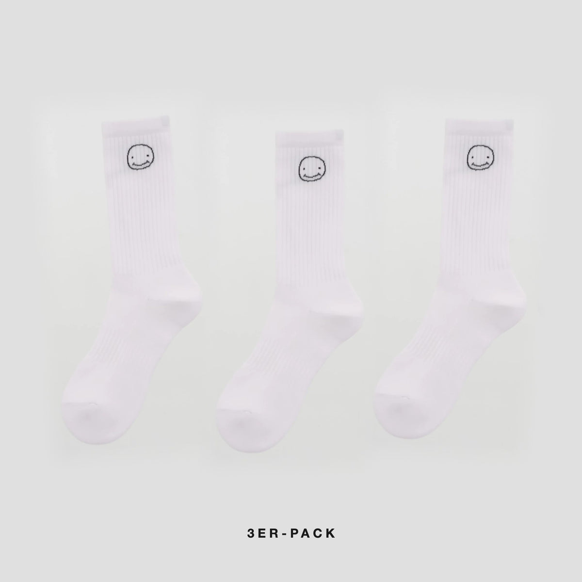 Smileyface Socken 3er Pack