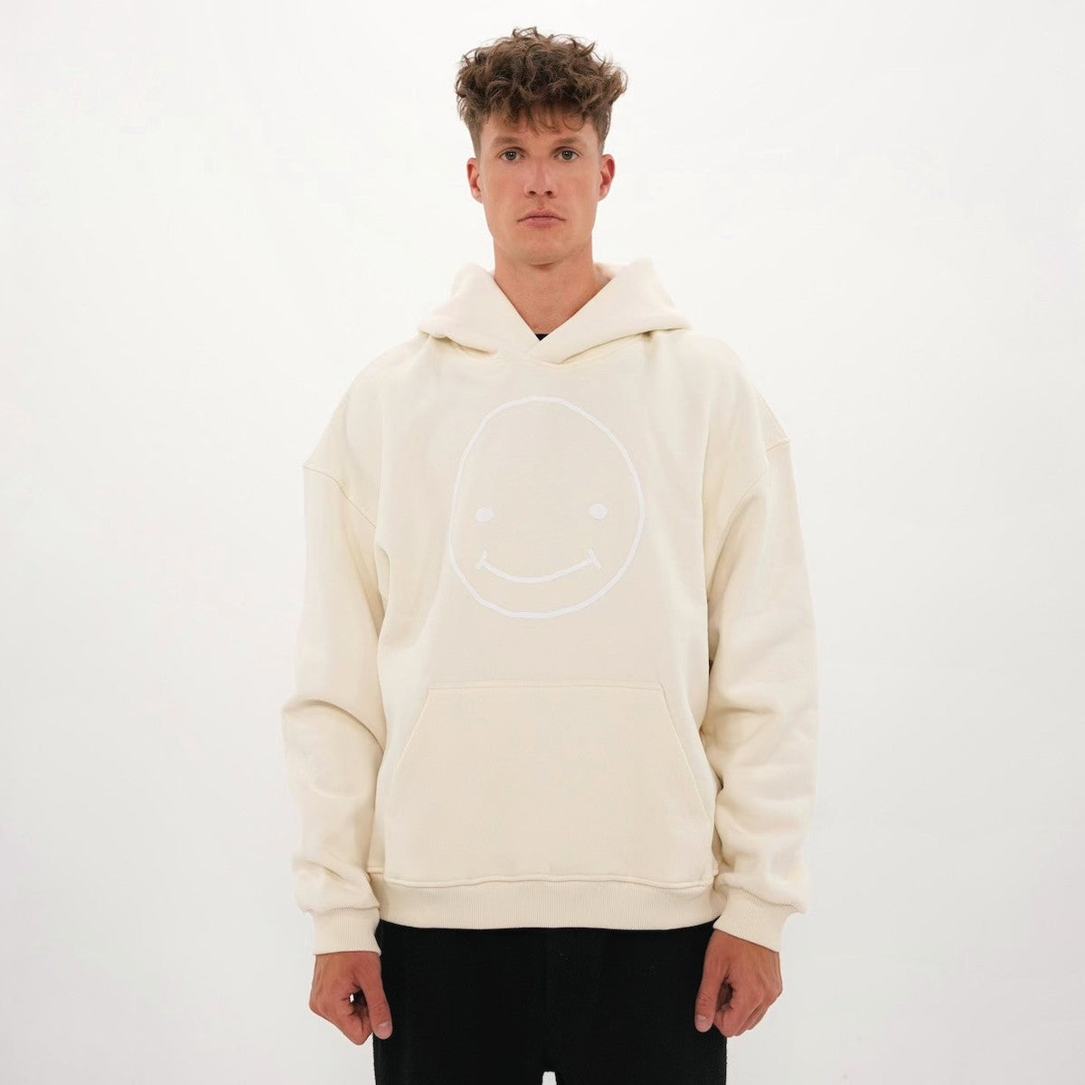 Smileyface Hoodie marshmallow