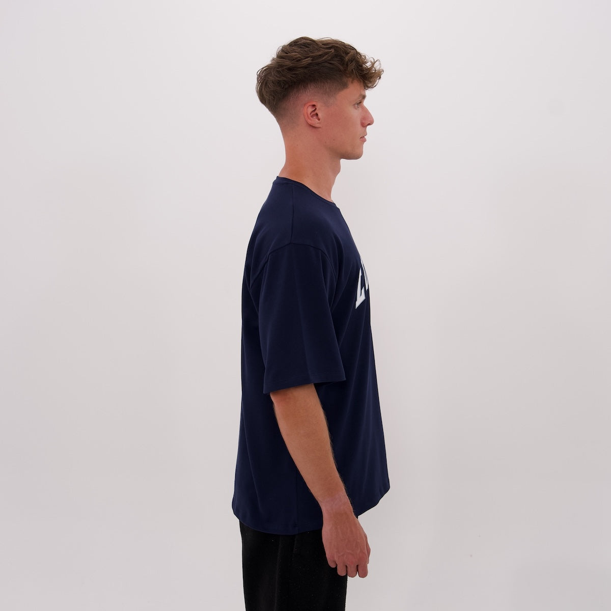 LUCREW College Shirt dunkelblau