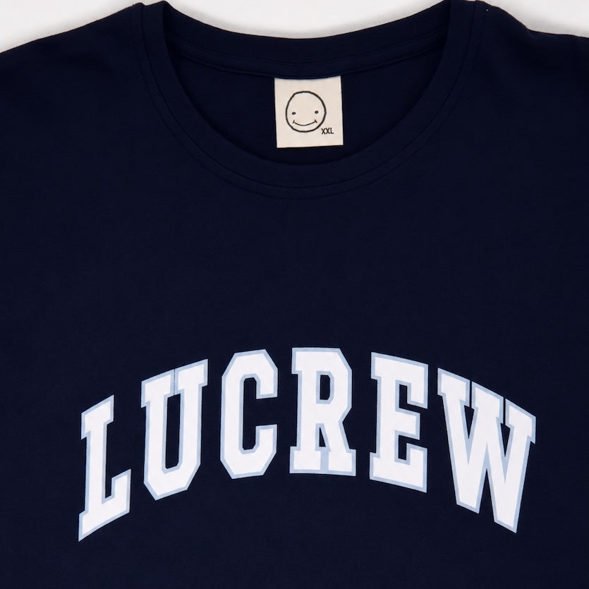 LUCREW College Sweatshirt dunkelblau