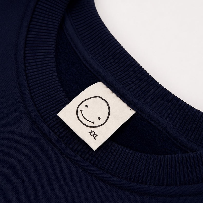 LUCREW College Sweatshirt dunkelblau