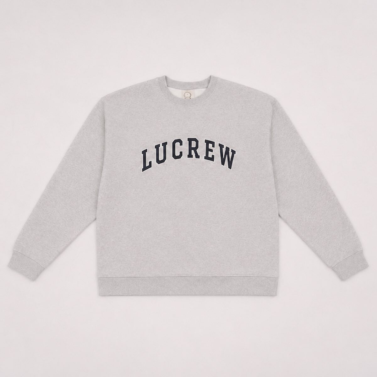 LUCREW College Sweatshirt grau melange
