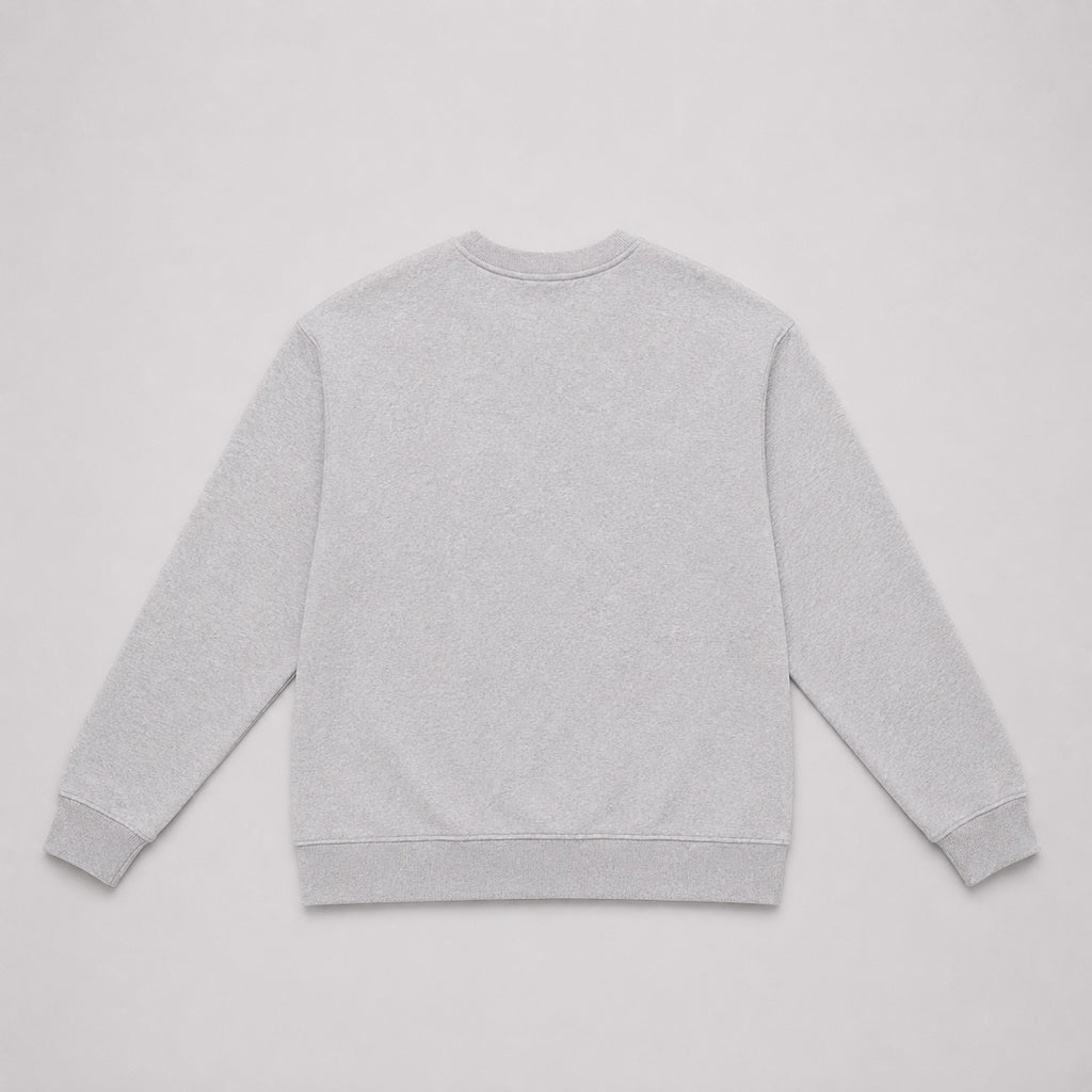 LUCREW College Sweatshirt grau melange
