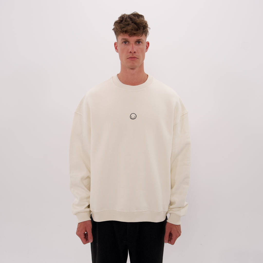 LUCREW Flower Sweatshirt marshmallow