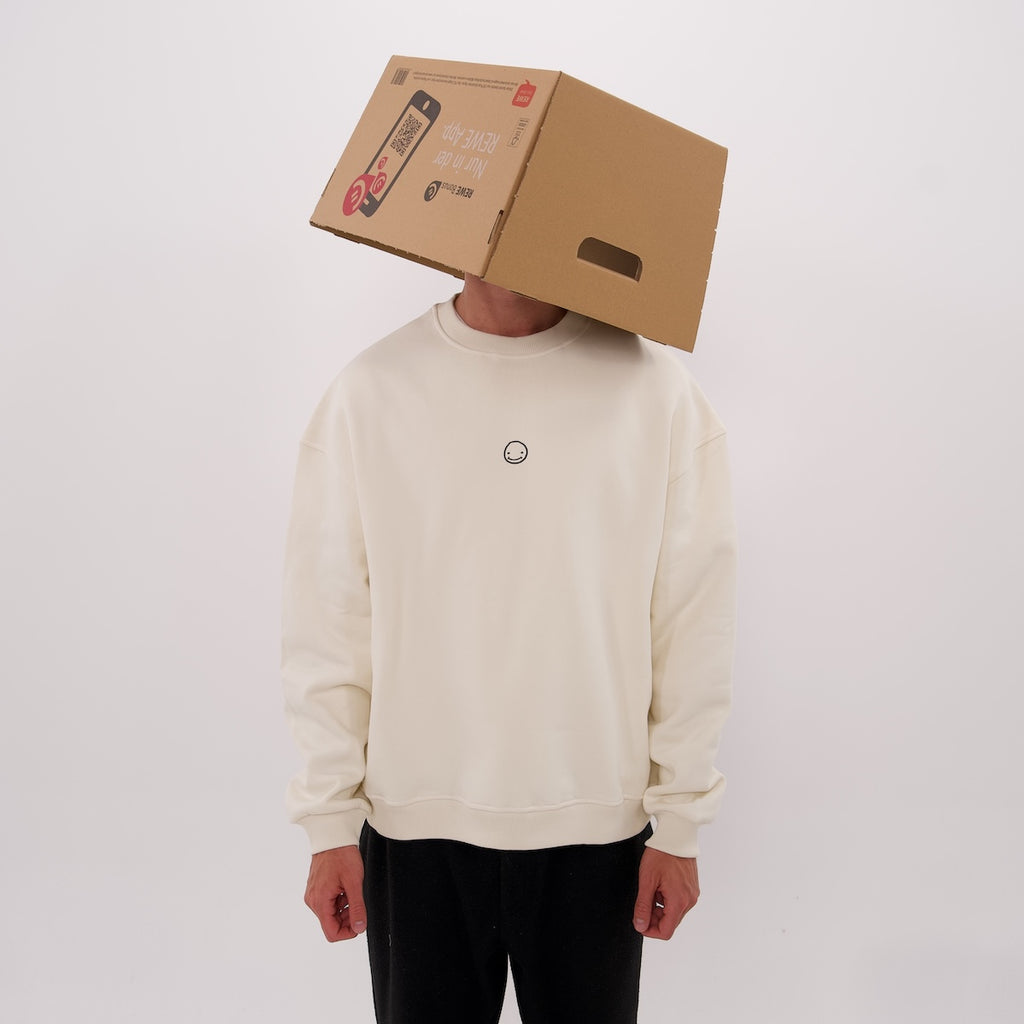 LUCREW Flower Sweatshirt marshmallow