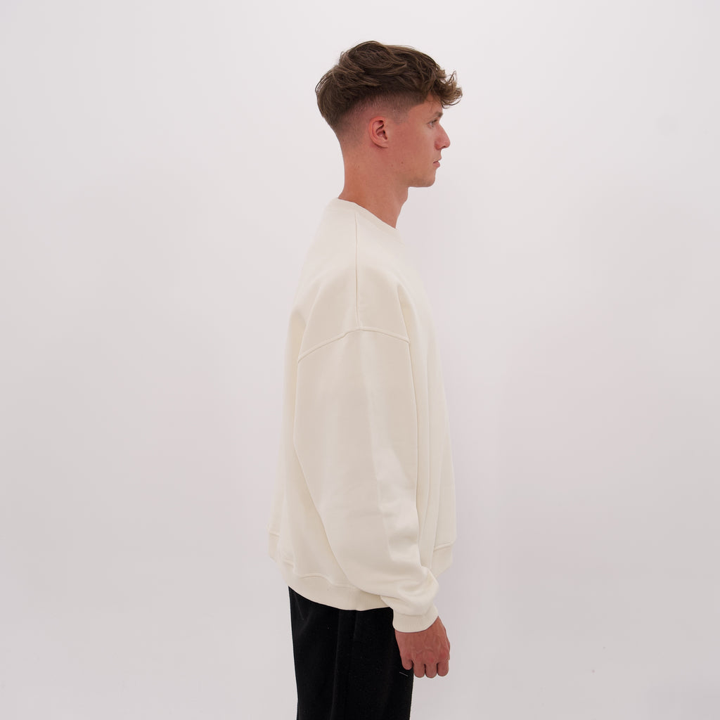 LUCREW Flower Sweatshirt marshmallow