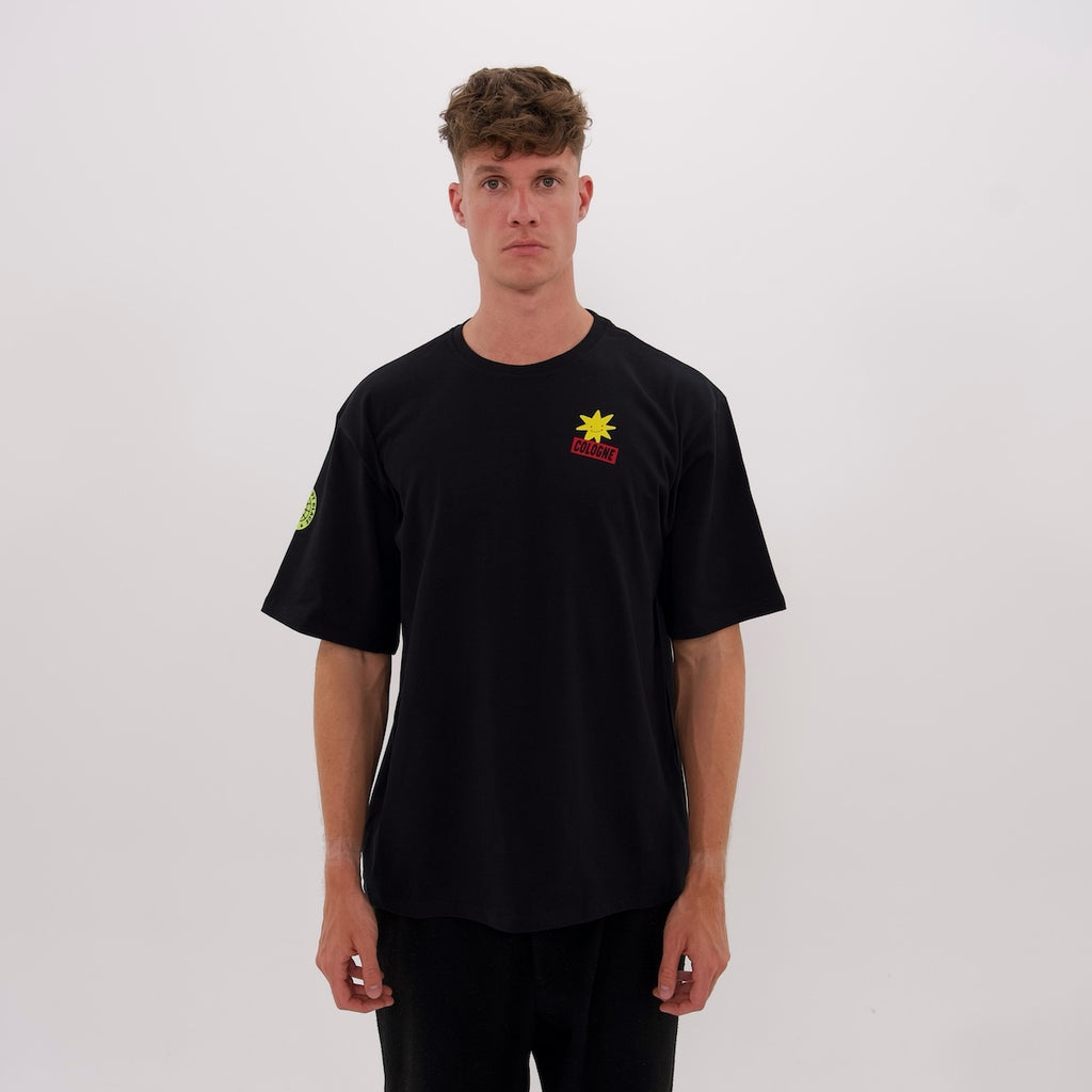 LUCREW Patches Shirt schwarz