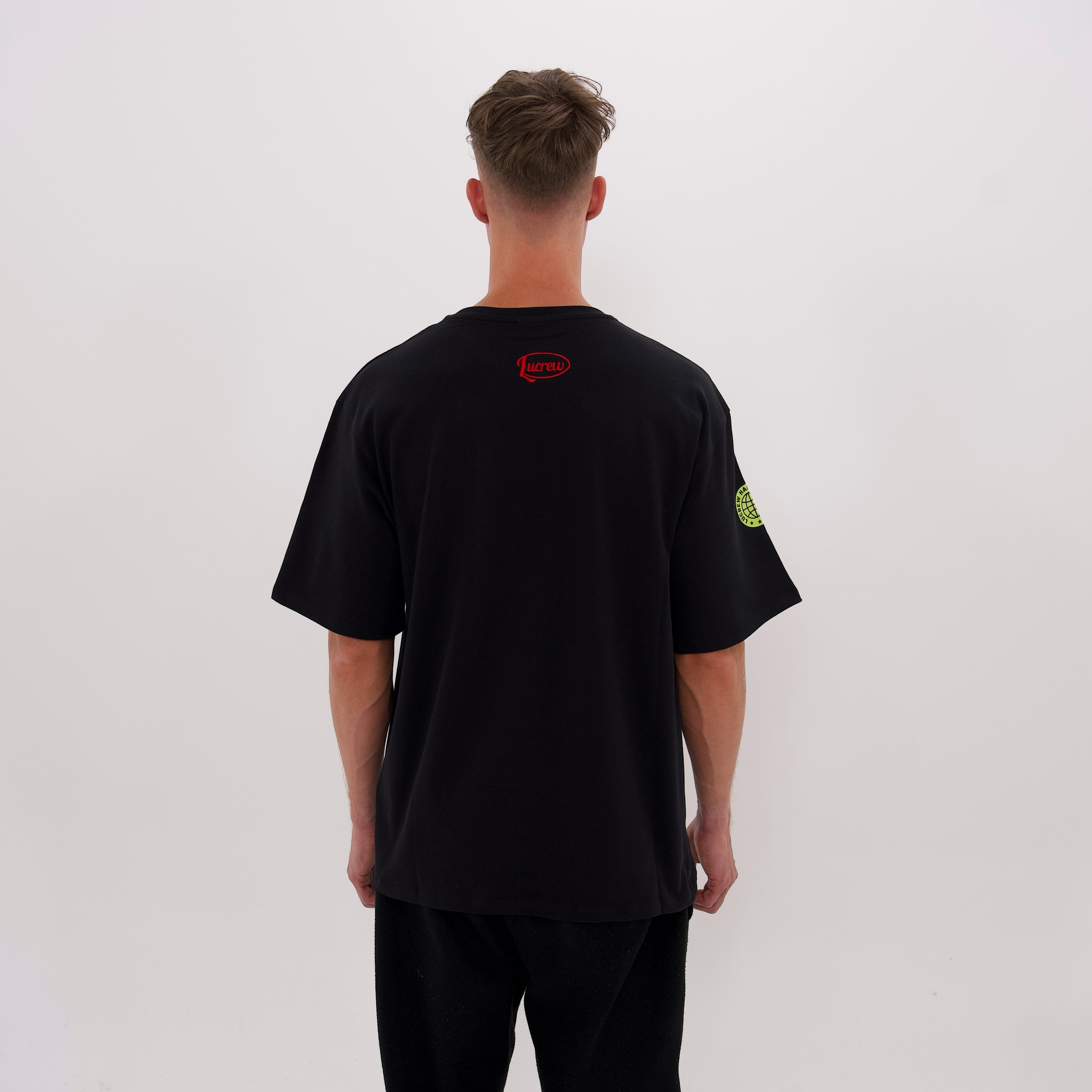 LUCREW Patches Shirt schwarz