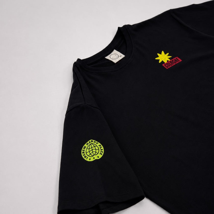LUCREW Patches Shirt schwarz