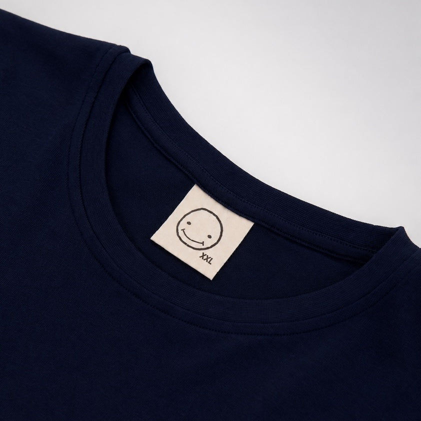 LUCREW Lachkeks Shirt dunkelblau