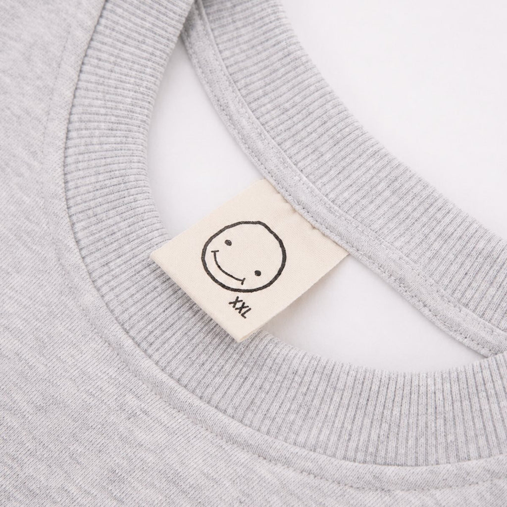 LUCREW College Sweatshirt grau melange