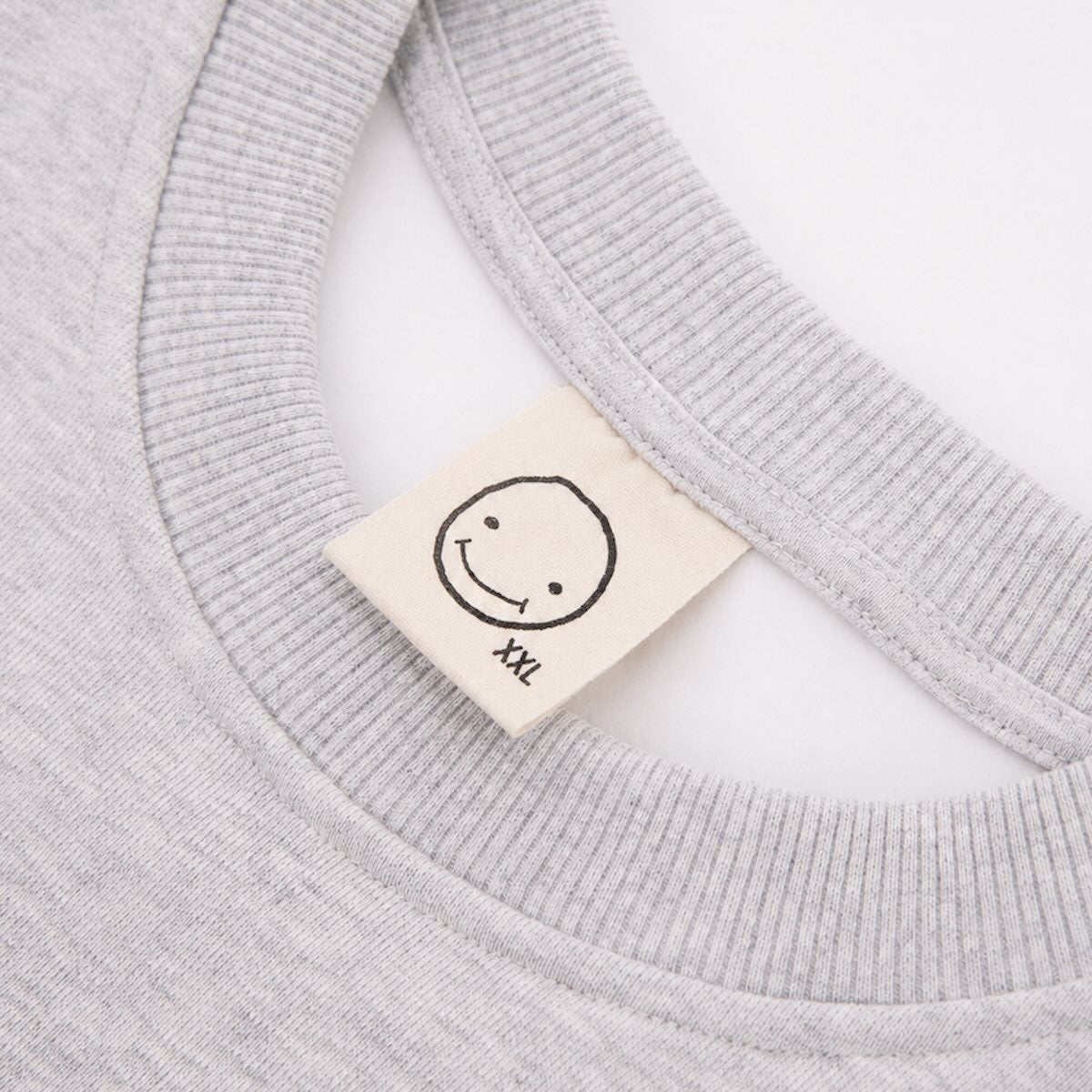 LUCREW College Sweatshirt grau melange