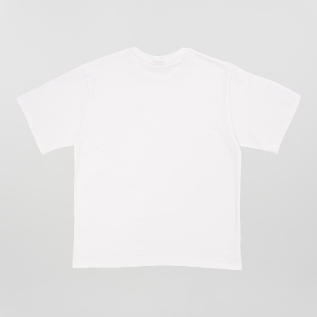 LUCREW Lachkeks Shirt weiß
