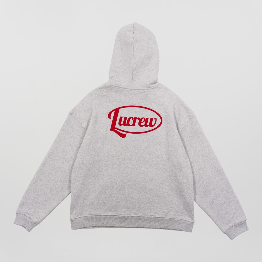 LUCREW Ellipse Hoodie rot