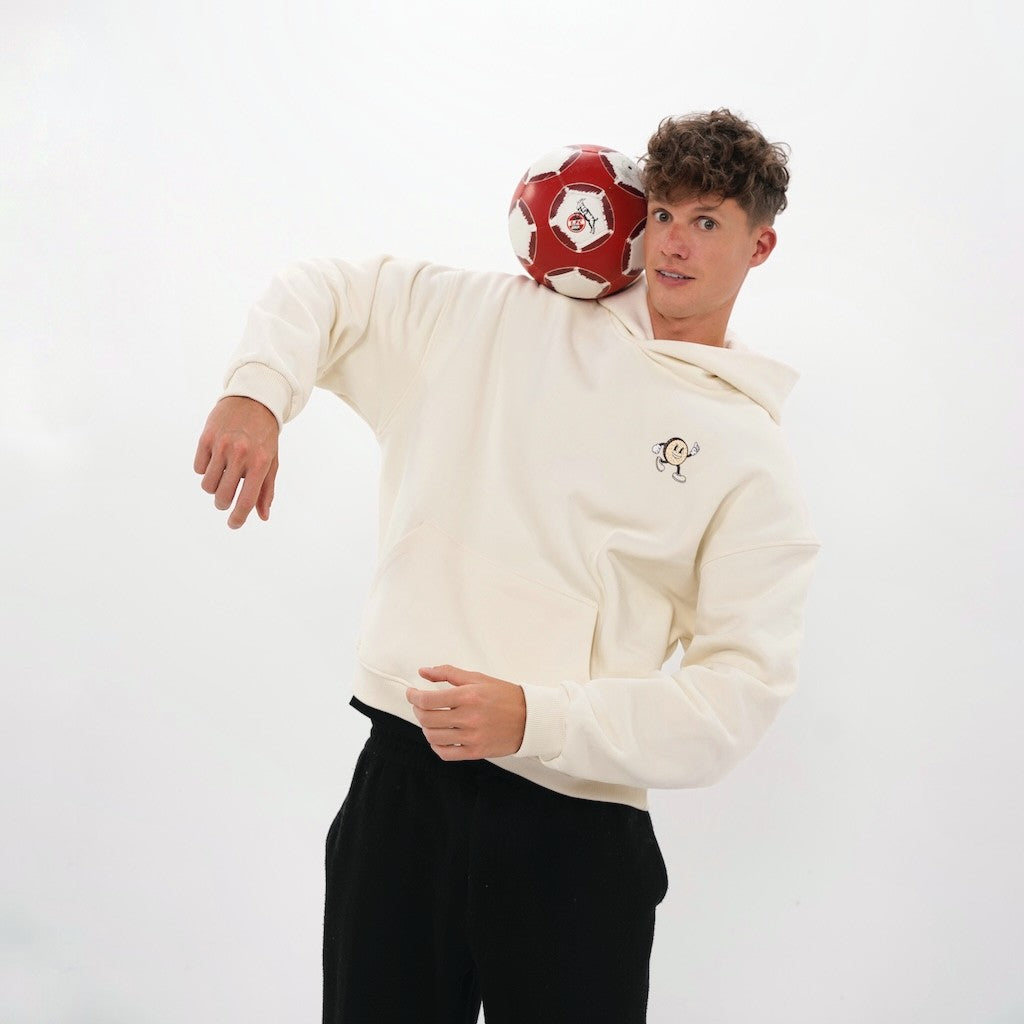 LUCREW Lachkeks Hoodie marshmallow