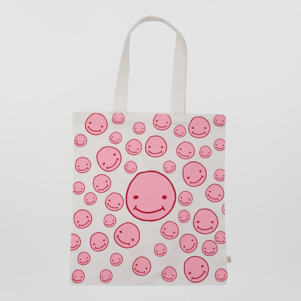 Smileyface Tasche pink
