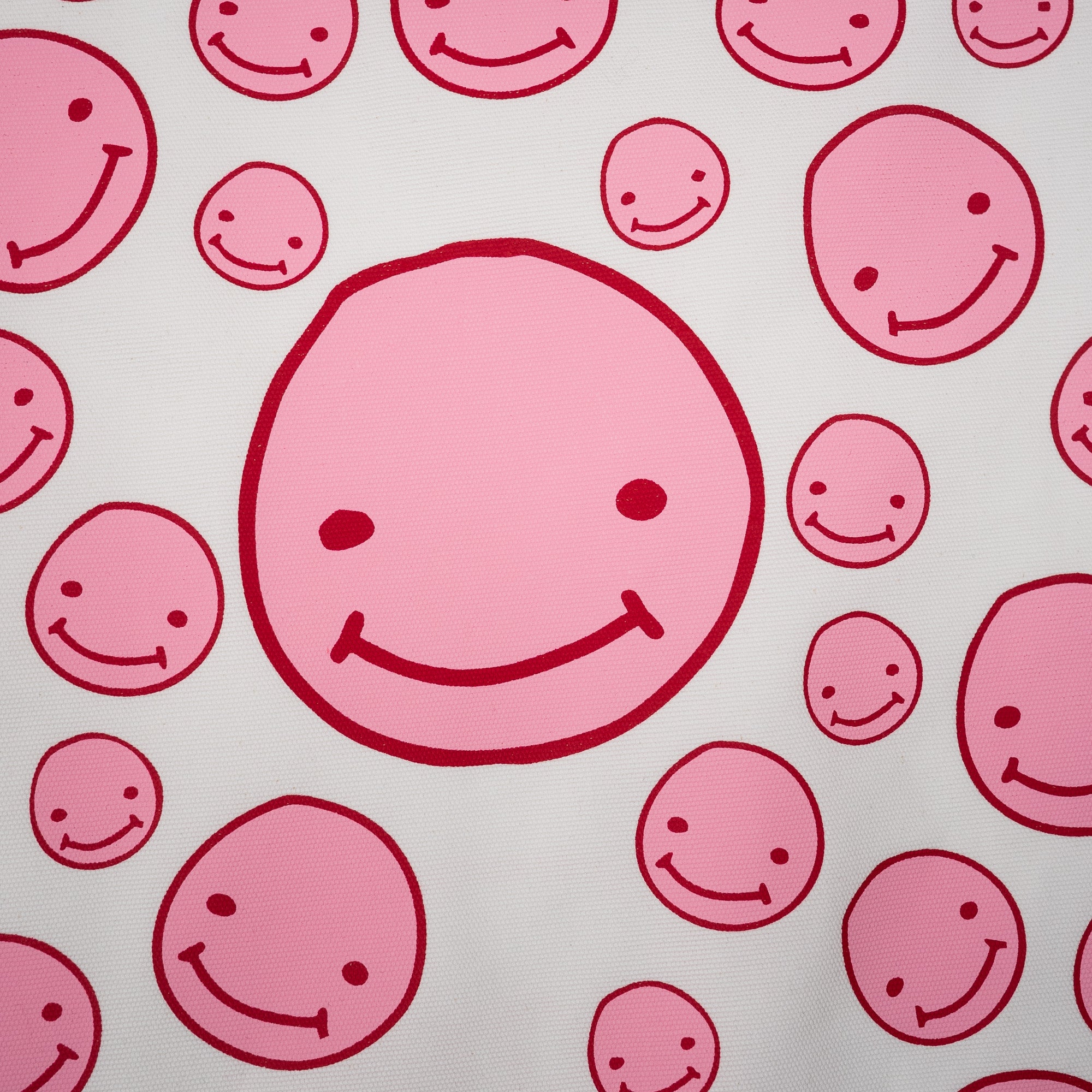 Smileyface Tasche pink